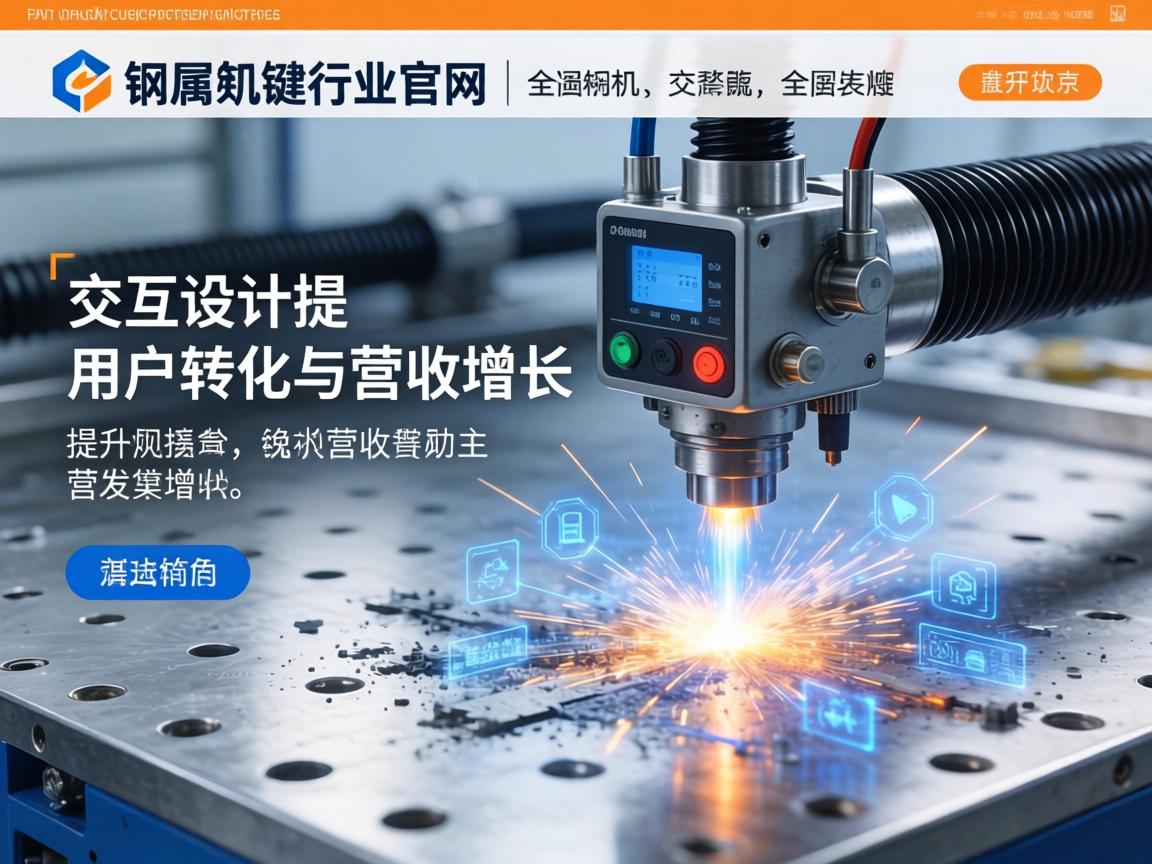 钣金激光行业官网如何通过交互设计提升用户转化与营收增长