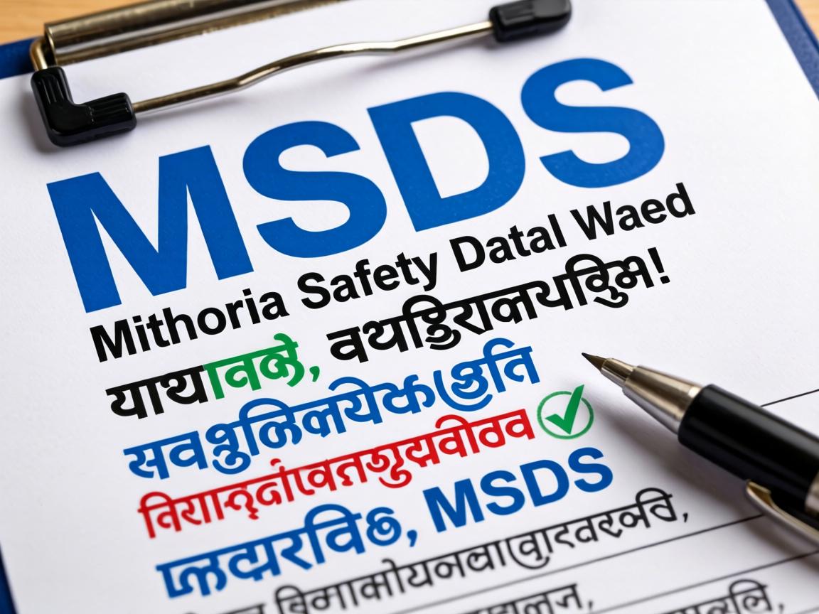 MSDS物质安全数据表是什么/MSDS价格MSDS费用/印度印尼语MSDS翻译