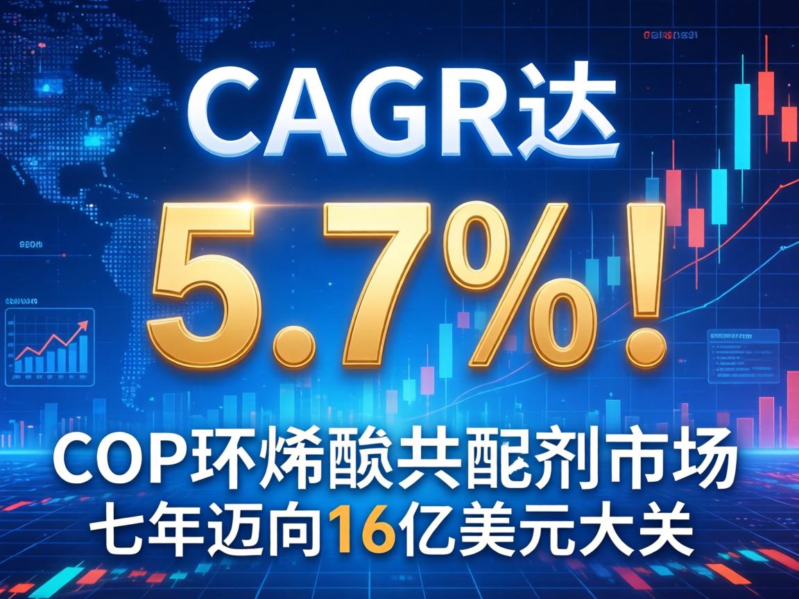 CAGR达5.7%!COP环烯烃共聚物市场七年迈向16亿美元大关