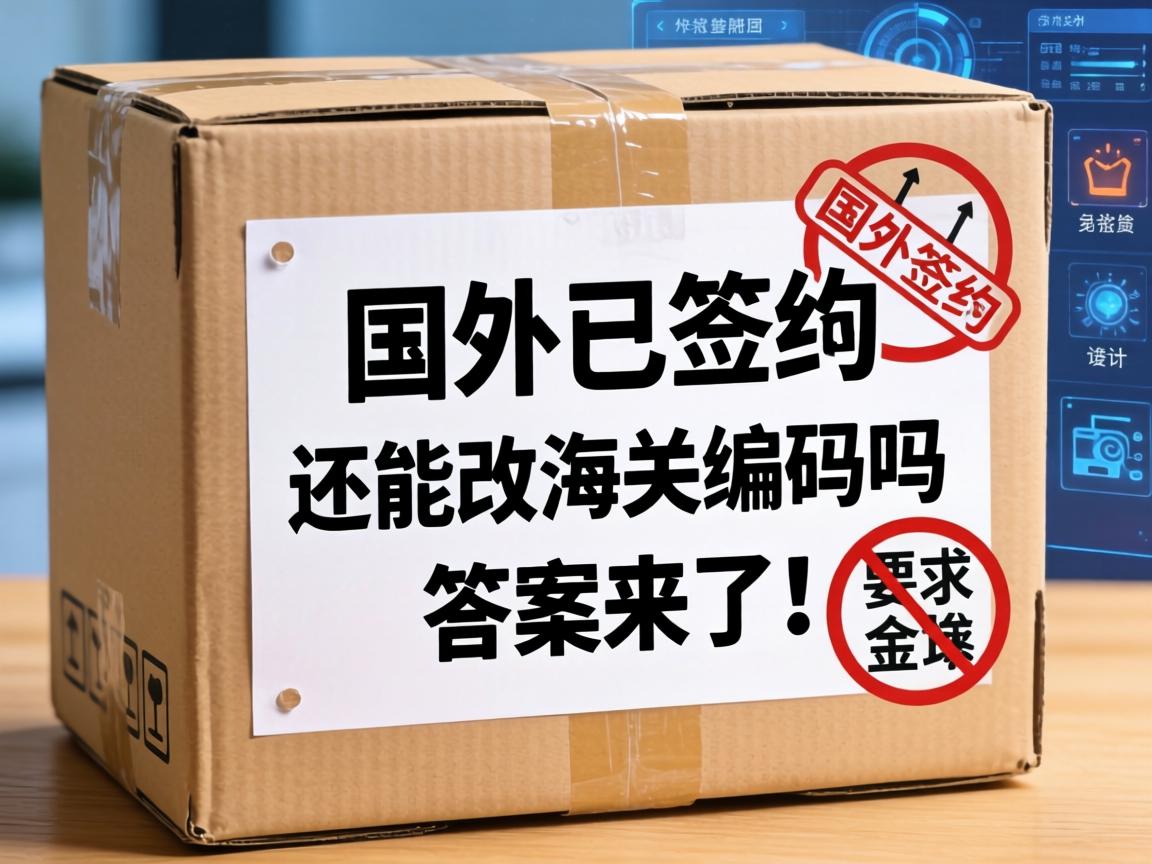 货物在国外已签收,还能改海关编码吗?答案来了!