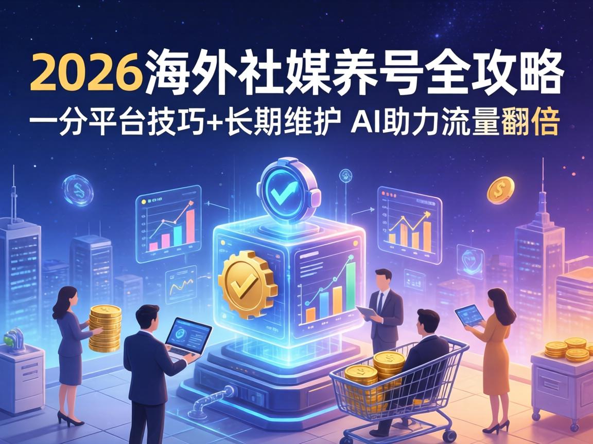 2026海外社媒养号全攻略——分平台技巧+长期维护,AI助力流量翻倍