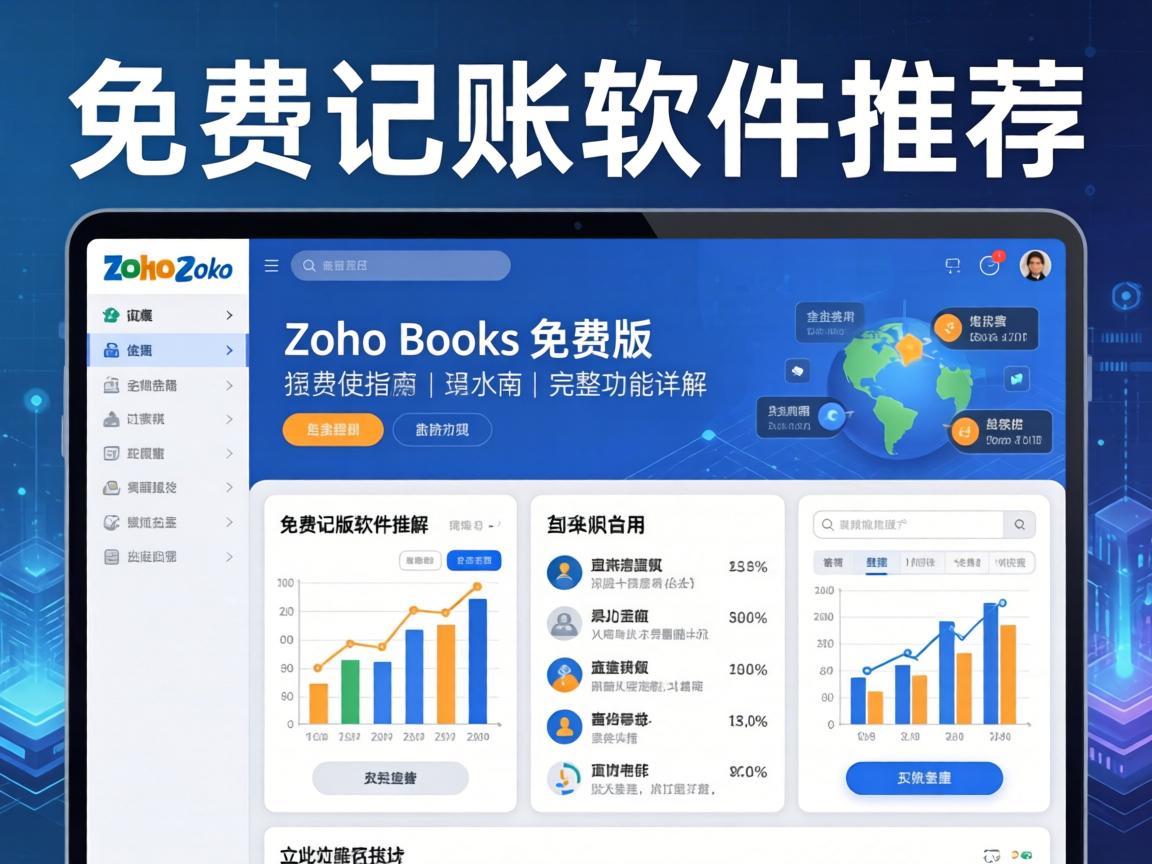免费记账软件推荐：Zoho Books免费版使用指南，完整功能详解