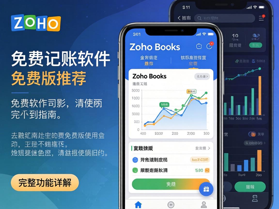 免费记账软件推荐:Zoho Books免费版使用指南,完整功能详解