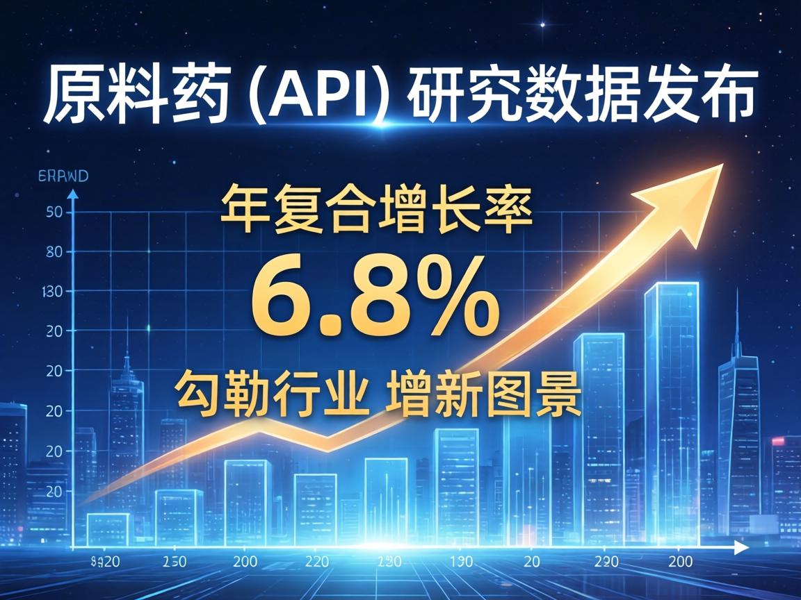 原料药（API）研究数据发布：年复合增长率6.8%，勾勒行业增长新图景