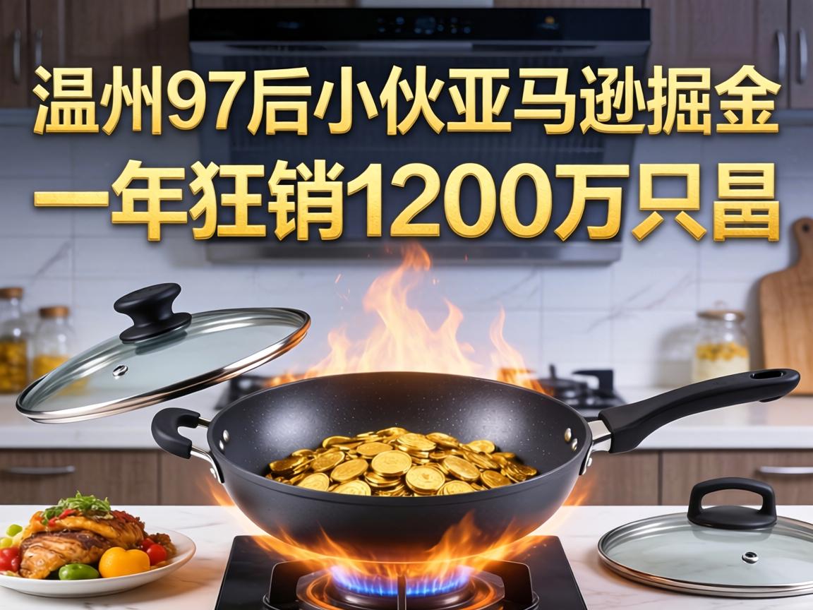 温州97后小伙亚马逊掘金，一年狂销1200万只锅具