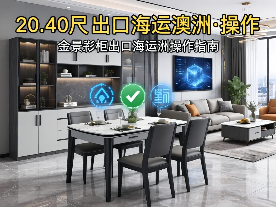 餐桌椅沙发家具20/40尺整柜出口海运澳洲操作指南