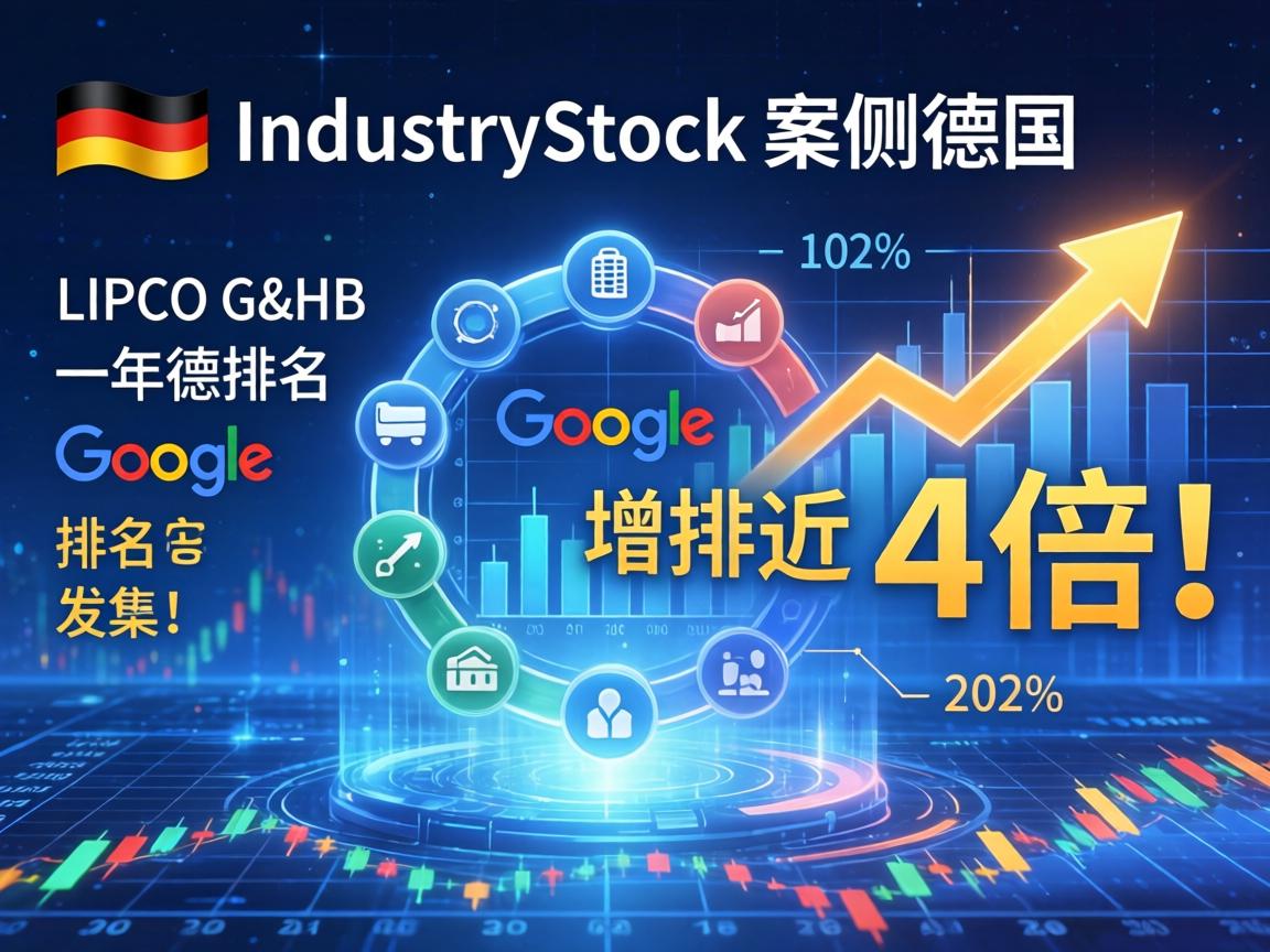 IndustryStock案例：德国LIPCO GmbH一年谷歌排名增长近4倍！