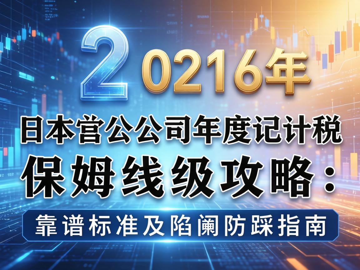 2026年日本公司年度记账报税保姆级攻略：靠谱标准及陷阱防踩指南
