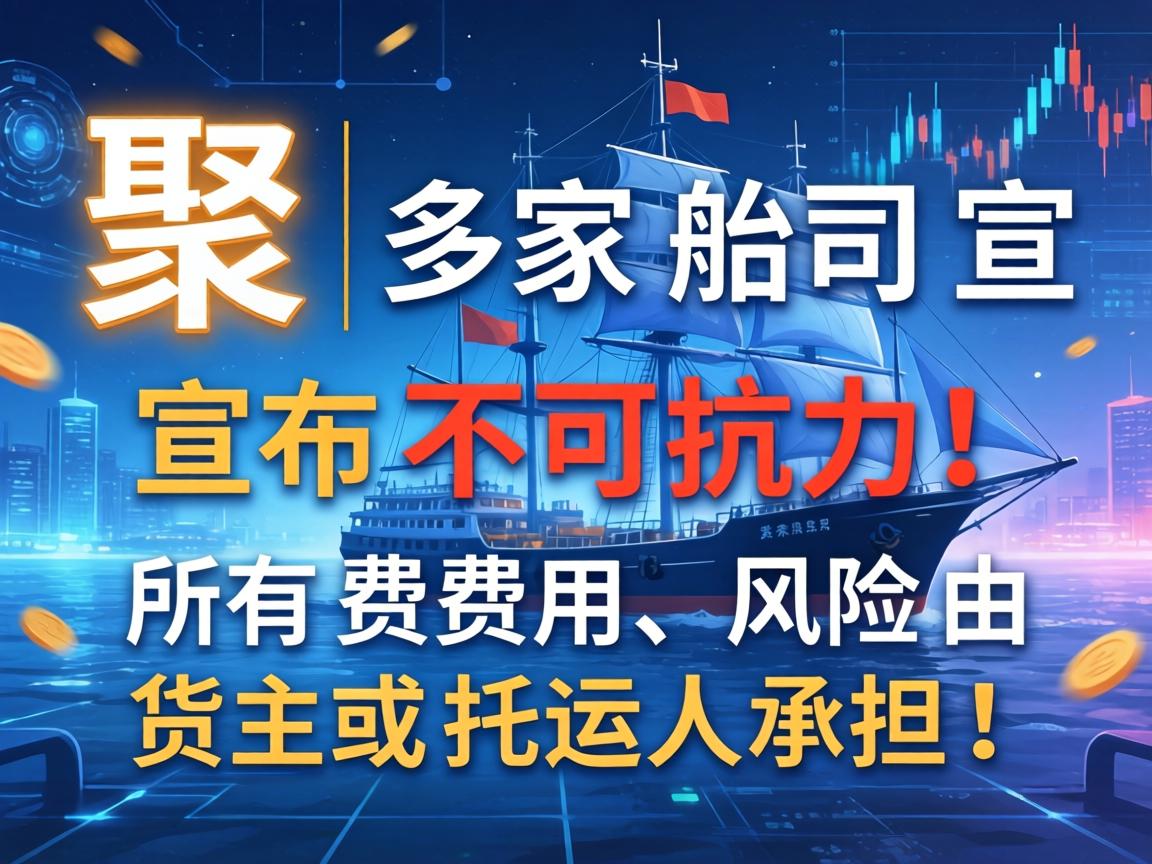 聚焦|多家船司宣布不可抗力！所有费用、风险由货主或托运人承担！