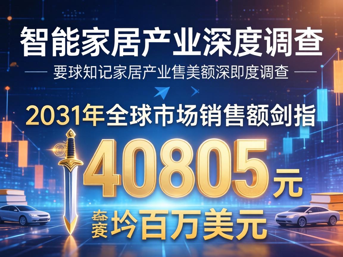 智能家居产业深度调查：2031年全球市场销售额剑指140805百万美元