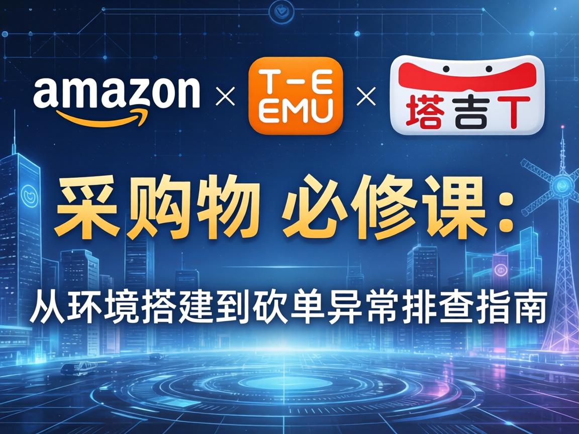 亚马逊、TEMU、塔吉特采购必修课：从环境搭建到砍单异常排查指南