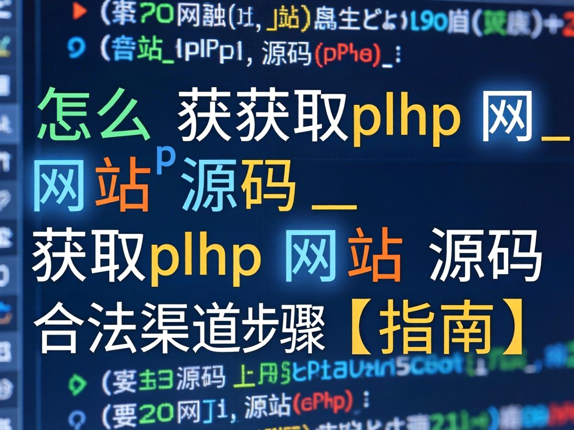 怎么获取php网站源码_获取php网站源码合法渠道与步骤【指南】