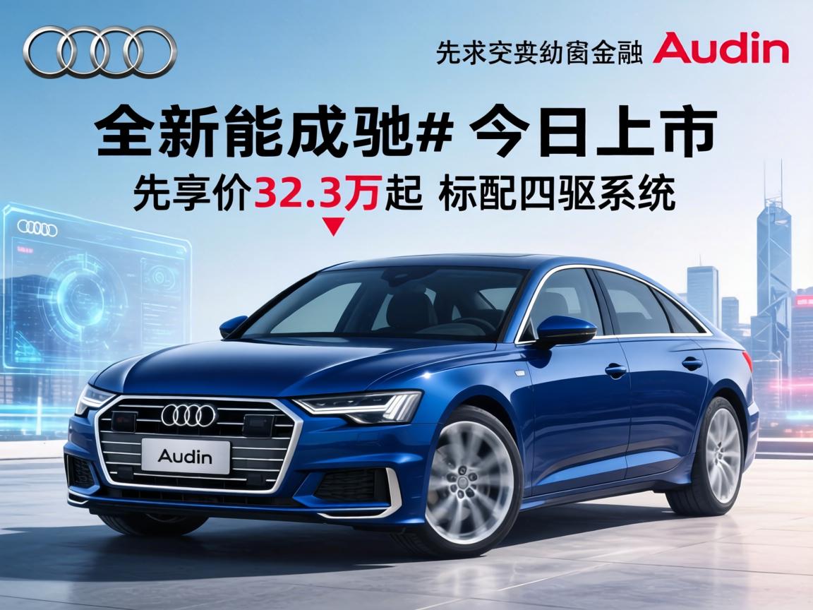 全新奥迪A6L今日上市,先享价32.3万起,标配四驱系统