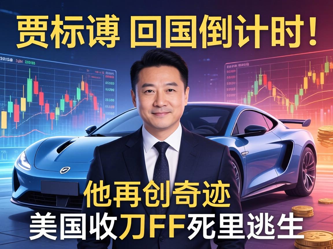 贾跃亭回国倒计时！他再创奇迹，美国收刀FF死里逃生