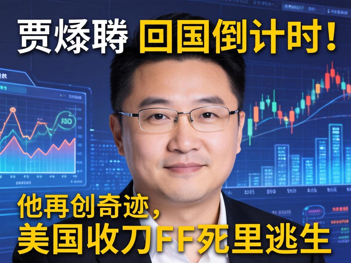 贾跃亭回国倒计时!他再创奇迹,美国收刀FF死里逃生