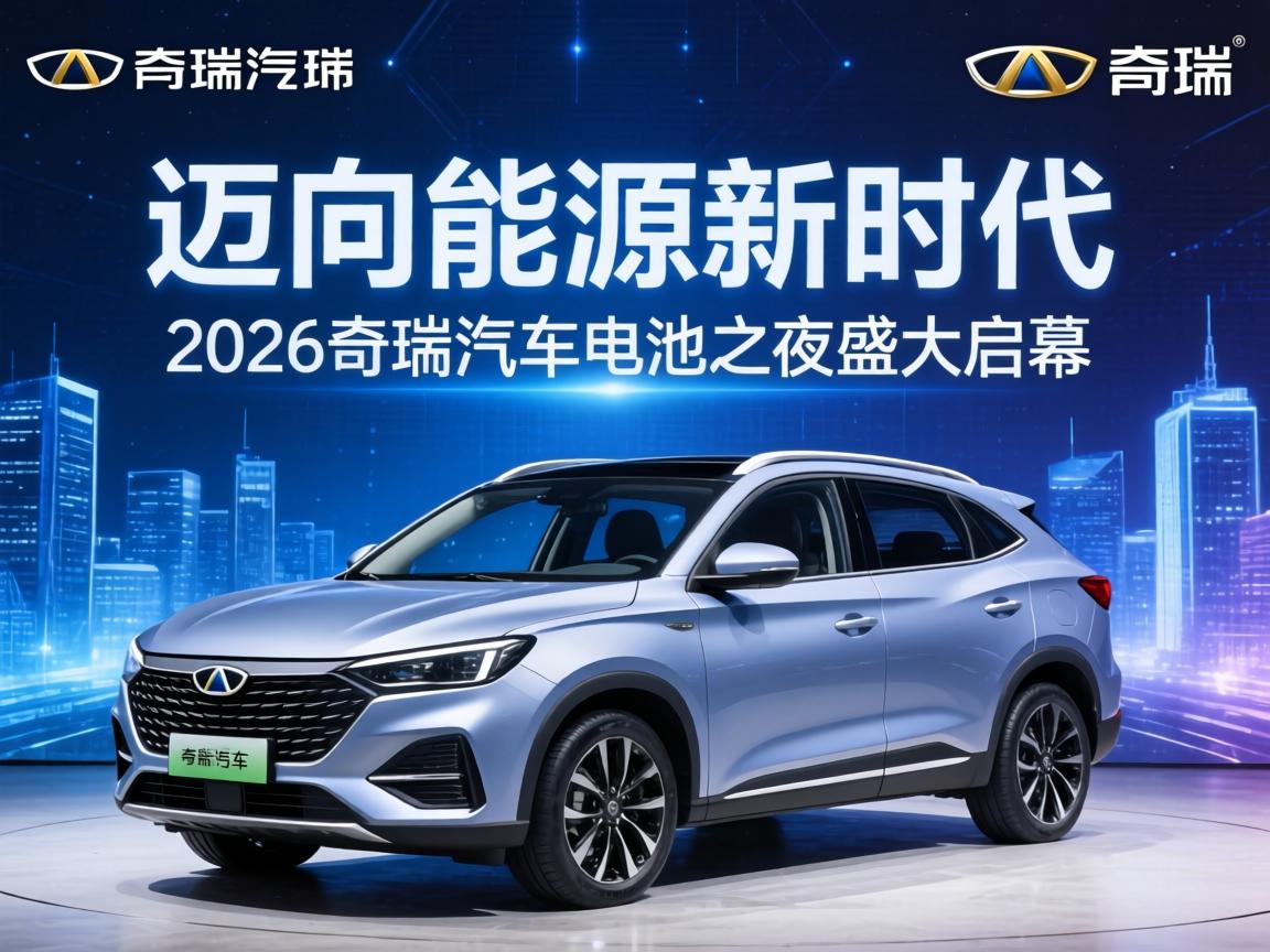 迈向能源新时代,2026奇瑞汽车电池之夜盛大启幕