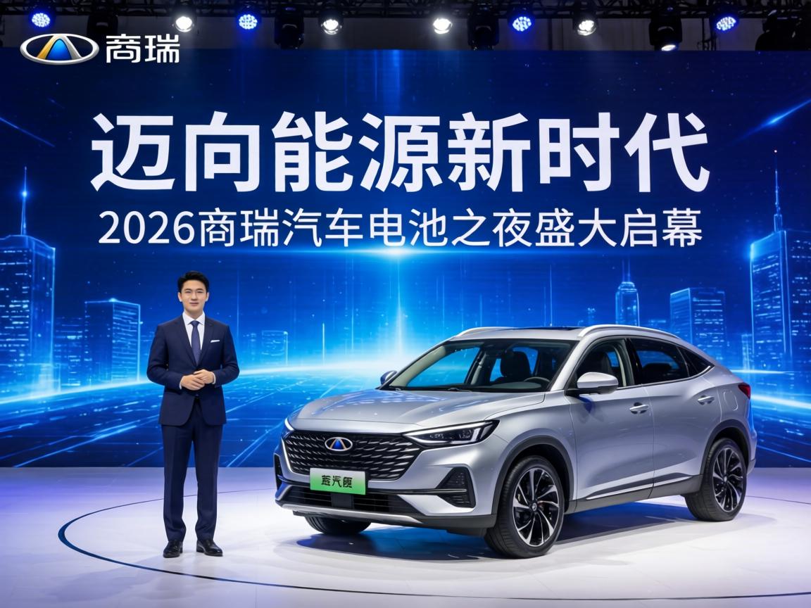 迈向能源新时代，2026奇瑞汽车电池之夜盛大启幕