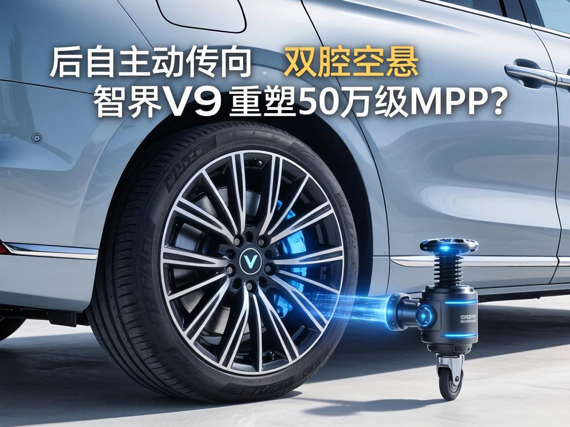 配后轮主动转向+双腔空悬,智界V9重塑50万级MPV?