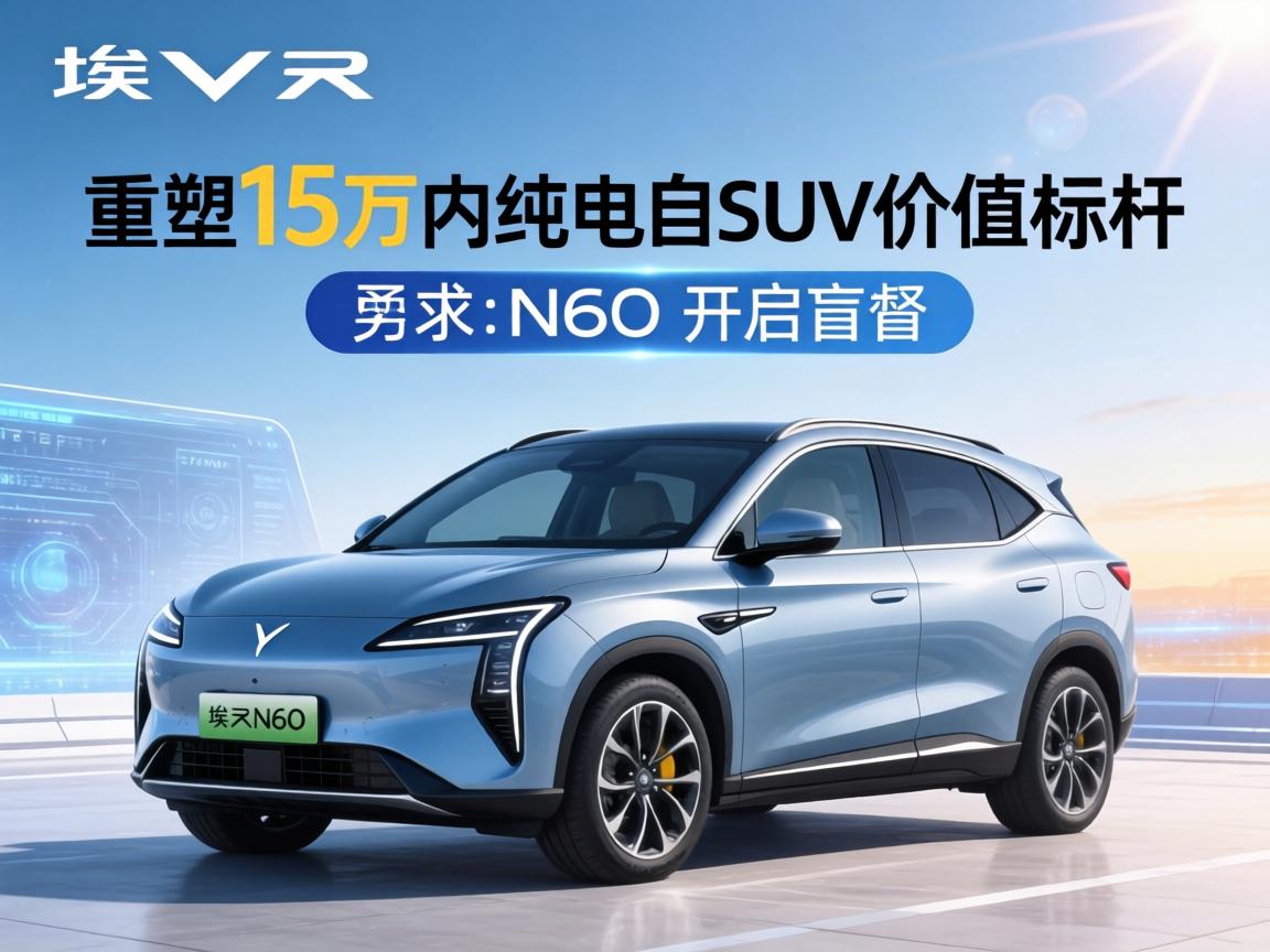 重塑15万内纯电SUV价值标杆 埃安N60开启盲订