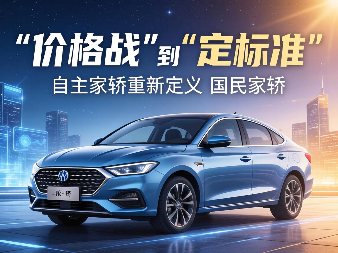 从“价格战”到“定标准”，自主家轿重新定义“国民家轿”