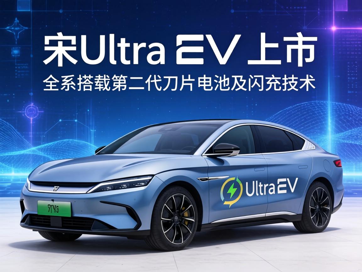 宋Ultra EV上市，全系搭载第二代刀片电池及闪充技术