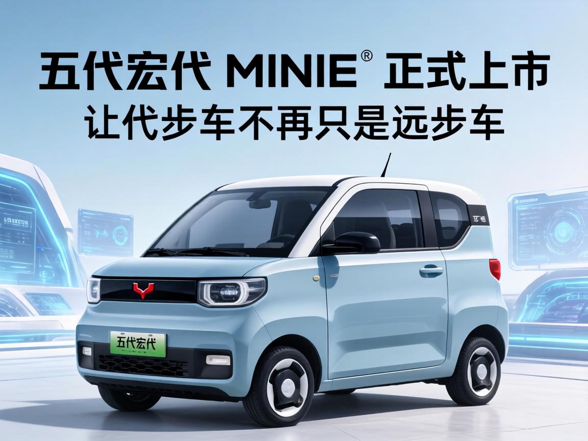第五代宏光MINIEV正式上市 让代步车不再只是代步车