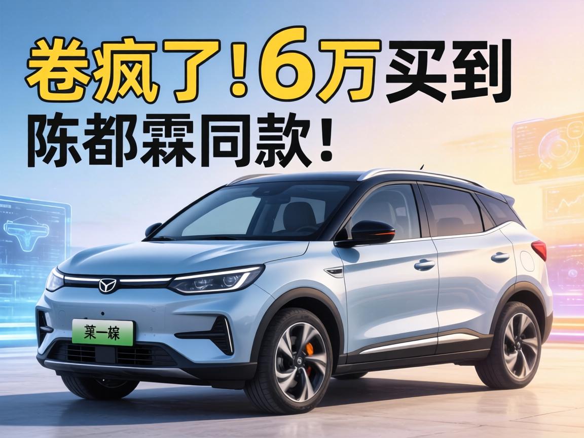 小型纯电SUV卷疯了!6万买到陈都灵同款车!