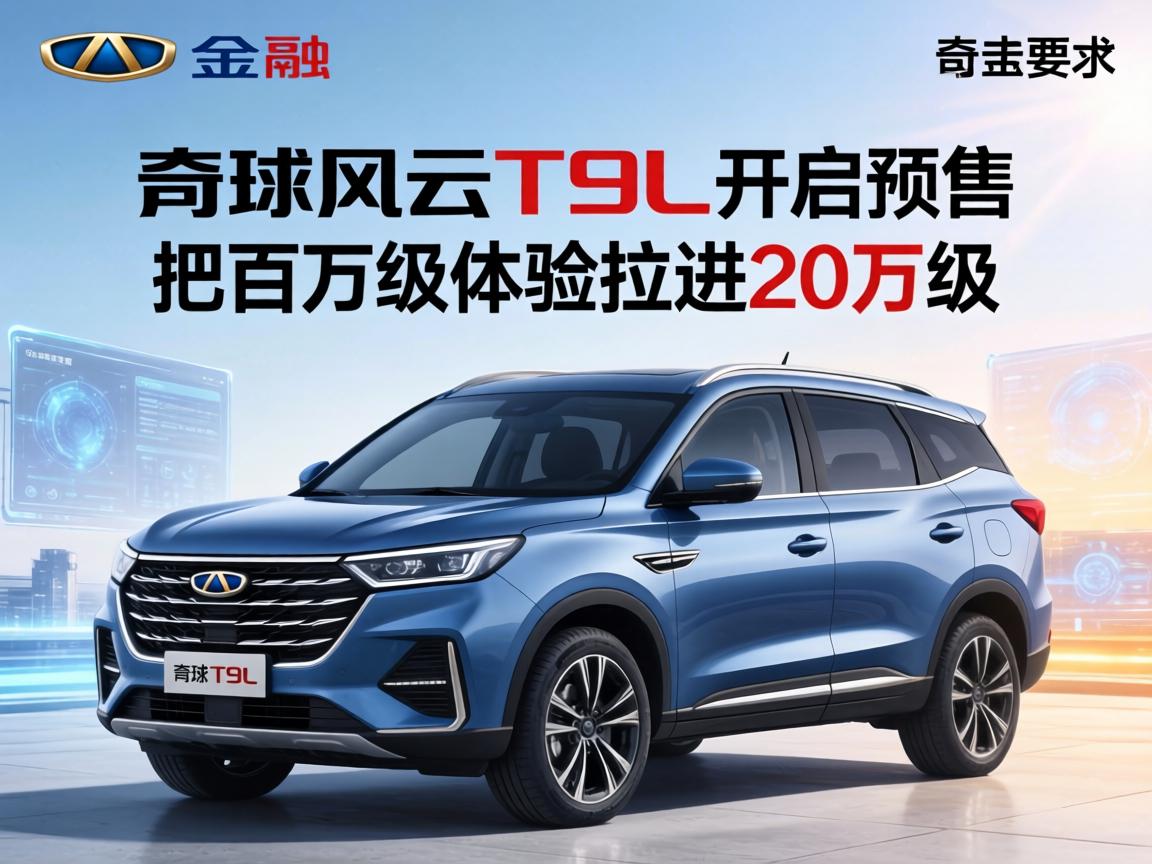 奇瑞风云T9L开启预售，把百万级体验拉进20万级