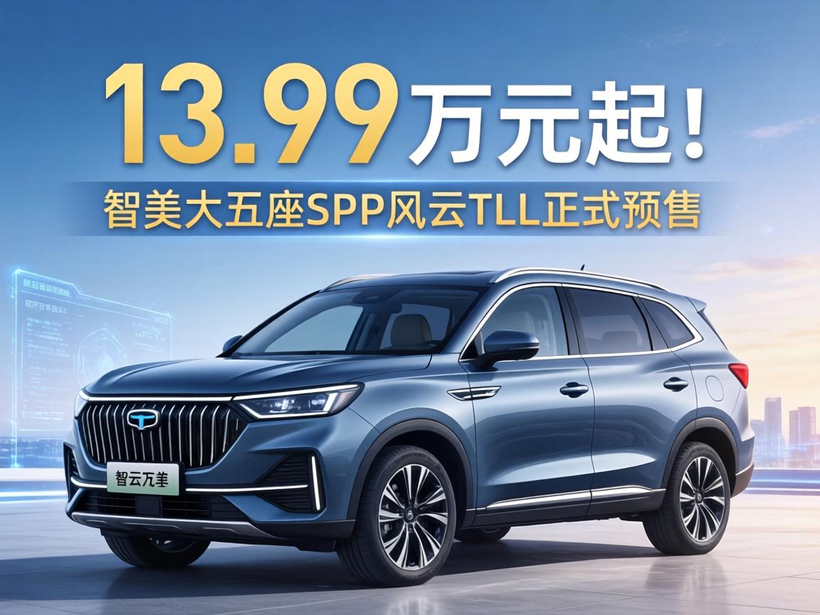 13.99万元起!智美大五座SUV风云T9L正式预售