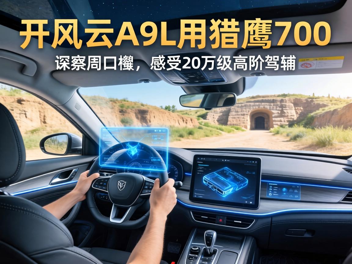 开风云A9L用猎鹰700探访周口店 感受20万级高阶驾辅