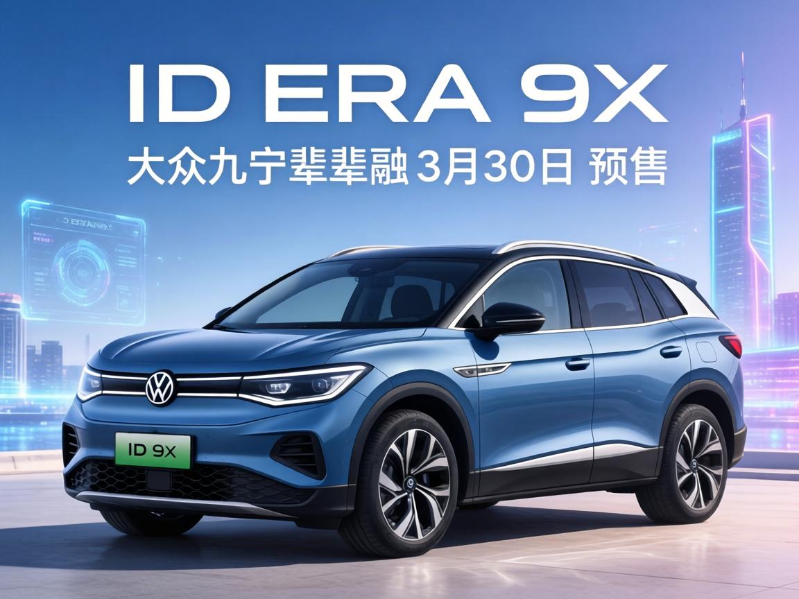 大众的9字辈SUV，ID.ERA 9X将于3月30日预售