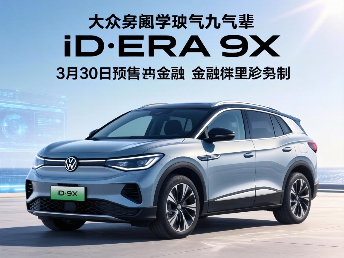 大众的9字辈SUV,ID.ERA 9X将于3月30日预售