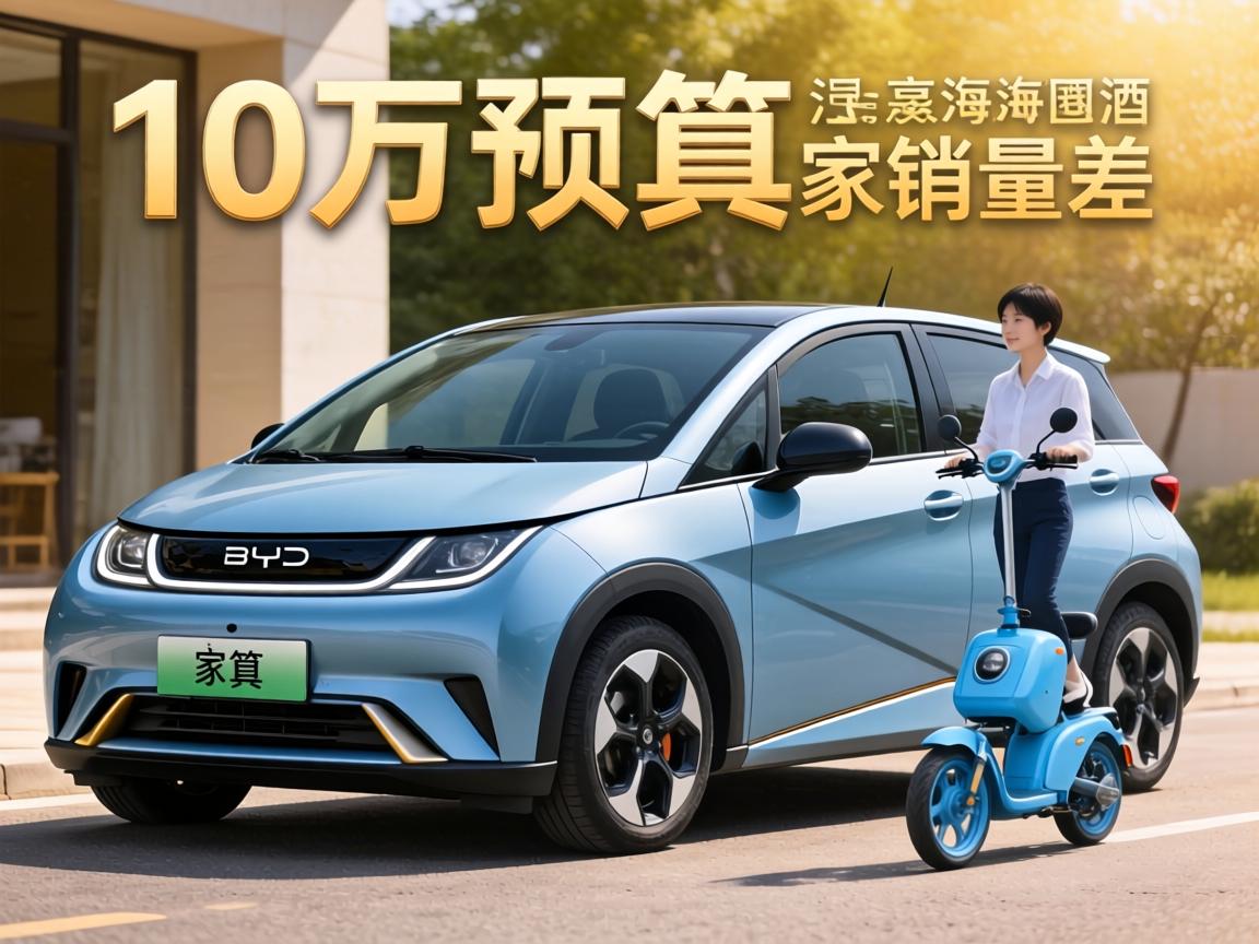 10万预算买代步小车，比亚迪海豚销量不差，家用正合适？