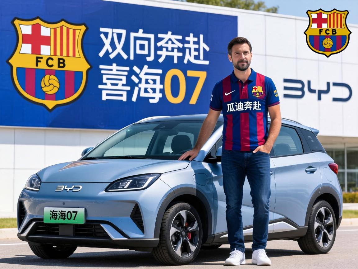 双向奔赴：瓜迪奥拉巴塞罗那喜提比亚迪海狮07 EV