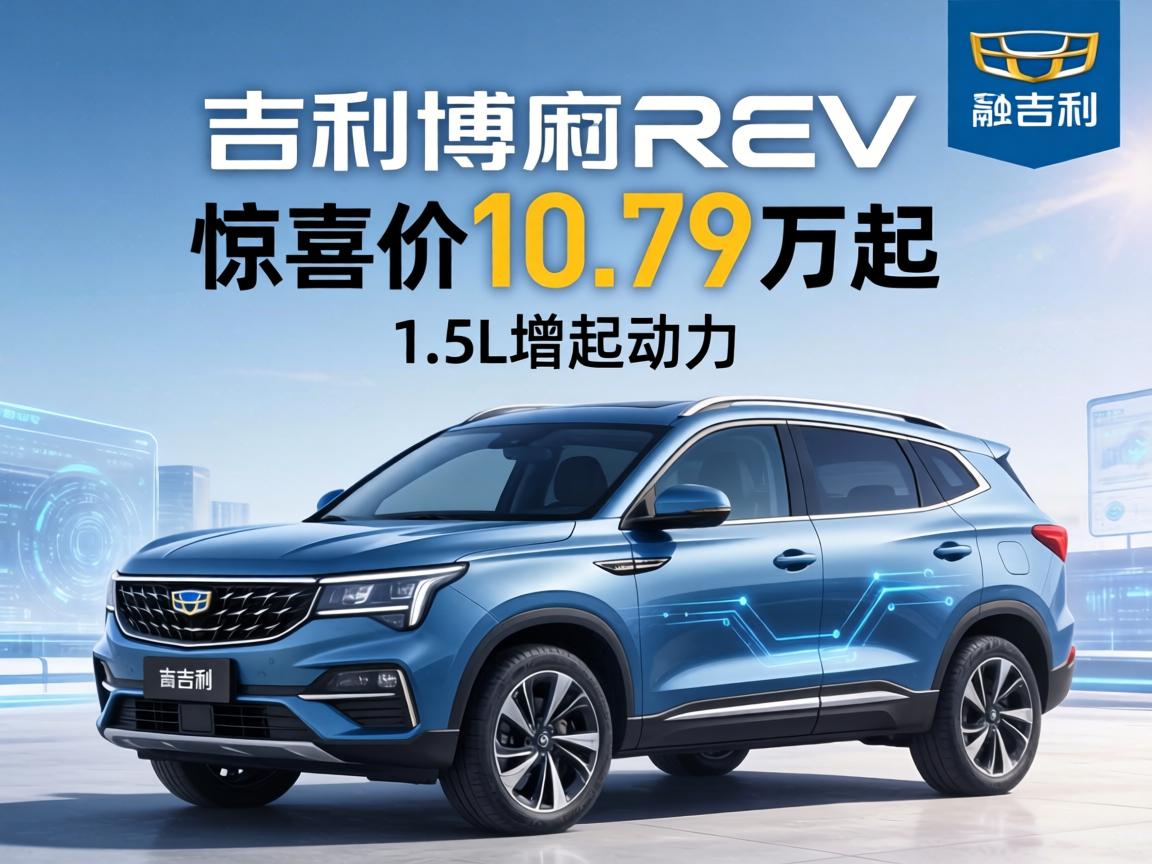 吉利博越REV惊喜价10.79万起，1.5L增程动力
