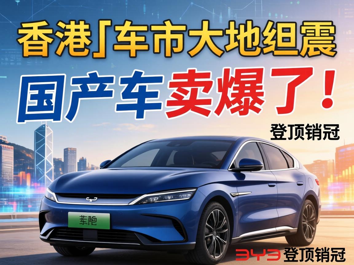 香港车市大地震,国产车卖爆了!比亚迪登顶销冠