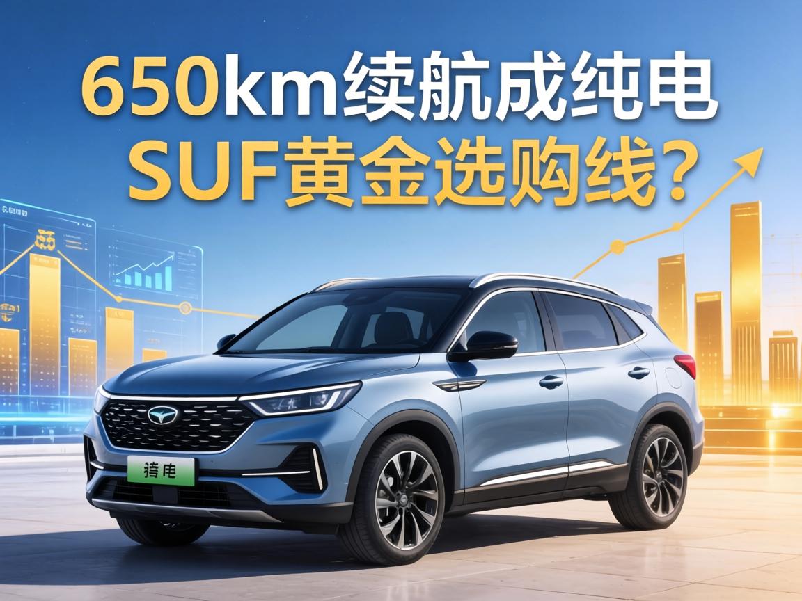 650km续航成纯电SUV黄金选购线？